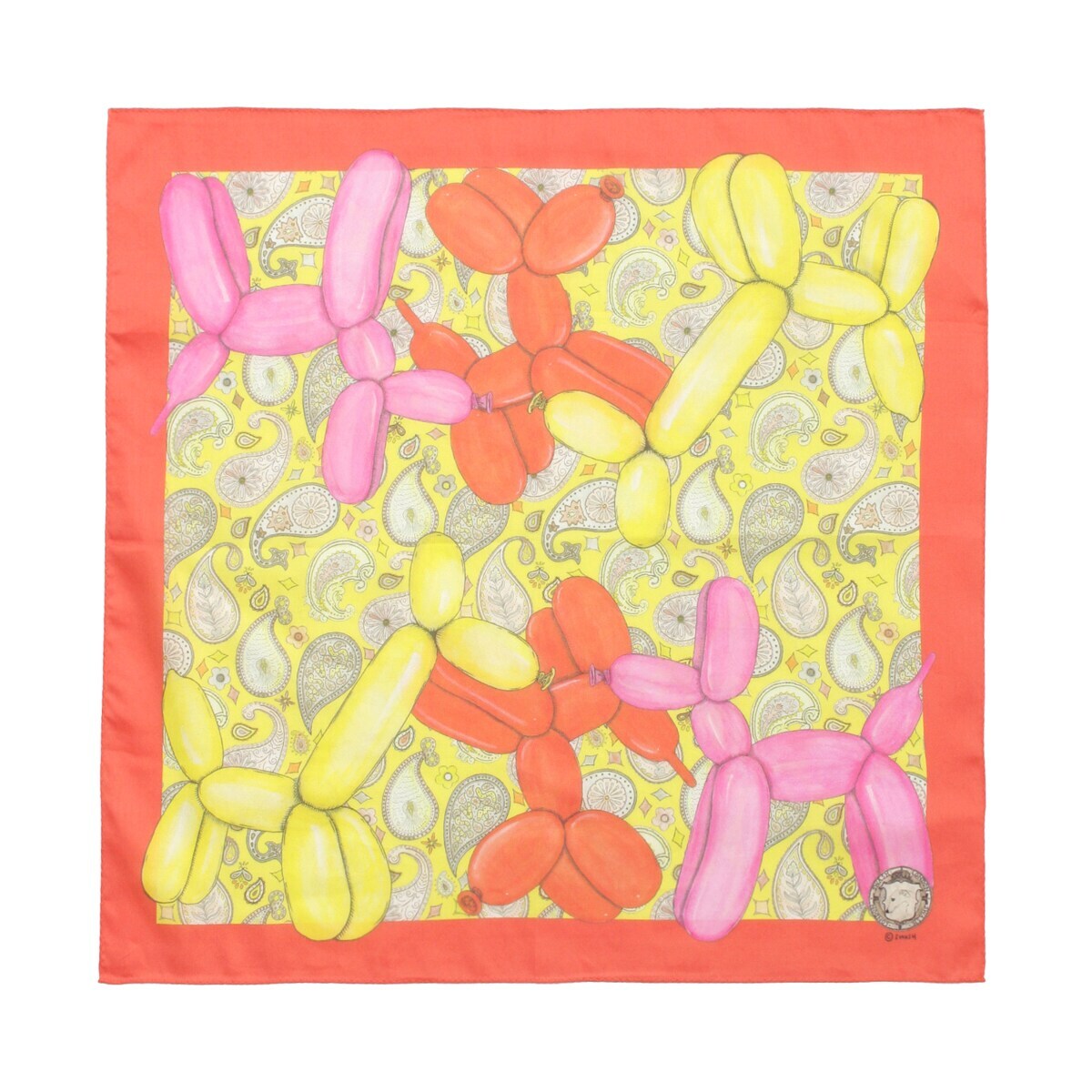 [}C]y{ MtgpbP[WznJ` 52×52cm Rbg -Beads Balloons-/XEHbV hiSWASH LONDONj bh