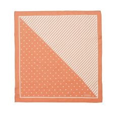 マッキントッシュ フィロソフィー(MACKINTOSH PHILOSOPHY)の【日本製 洗える 綿100％】コットンスカーフ 65×65cm ドット ボーダー ロゴ UV