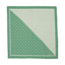 マッキントッシュ フィロソフィー(MACKINTOSH PHILOSOPHY)の【日本製 洗える 綿100％】コットンスカーフ 65×65cm ドット ボーダー ロゴ UV