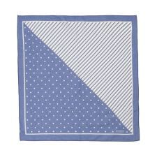 マッキントッシュ フィロソフィー(MACKINTOSH PHILOSOPHY)の【日本製 洗える 綿100％】コットンスカーフ 65×65cm ドット ボーダー ロゴ UV