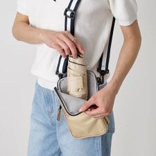 ポロ ラルフ ローレン(POLO RALPH LAUREN)の【WEB限定 サコッシュ付き】晴雨兼用折りたたみ傘 ポロポニー 無地 遮光率100％ 遮熱 UV