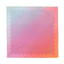 フルラ(FURLA)の【洗える】シルクスカーフ 58×58cm グラデーション ロゴ UV