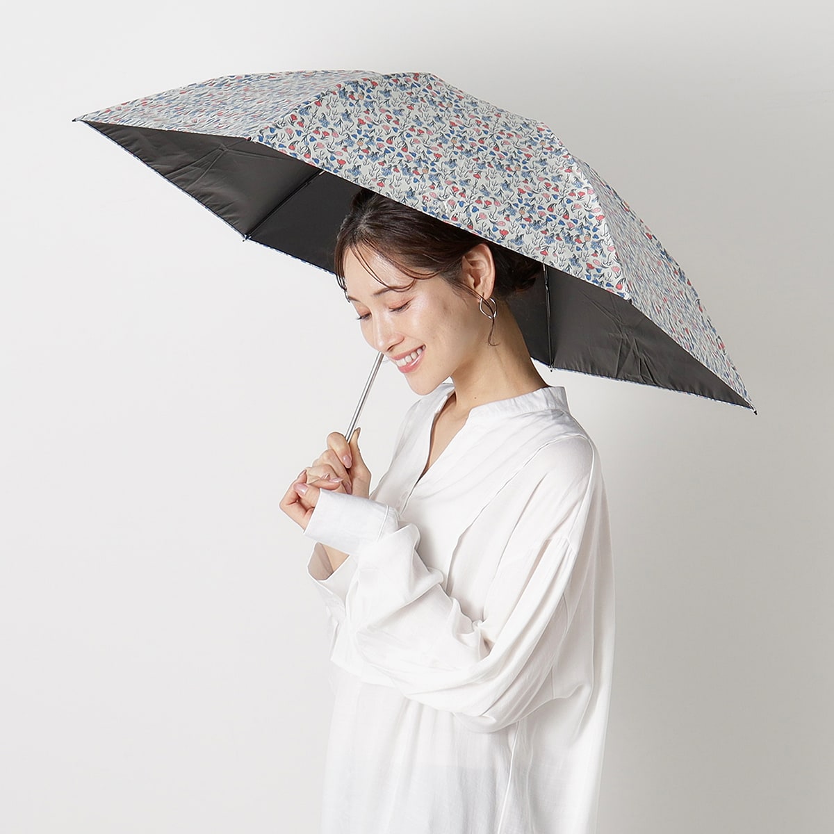 ★新品★マッキントッシュフィロソフィー　晴雨兼用　日傘　楽折　1級遮光　軽量 晴雨兼用折りたたみ日傘】マッキントッシュ フィロソフィー
