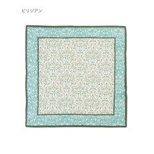 マッキントッシュ フィロソフィー(MACKINTOSH PHILOSOPHY)の【日本製】シルクスカーフ 68×68cm ツイル 花柄 ロゴ UV