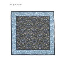 マッキントッシュ フィロソフィー(MACKINTOSH PHILOSOPHY)の【日本製】シルクスカーフ 68×68cm ツイル 花柄 ロゴ UV