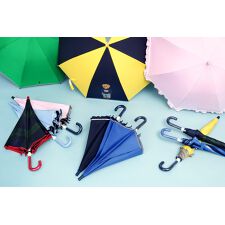 ポロ ラルフ ローレン(POLO RALPH LAUREN)の【子供傘】晴雨兼用日傘 長傘 雨傘 晴雨兼用傘 フリル グログラン ポロポニー 遮光 遮熱 UV