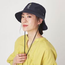 【WEB限定】レインハット 帽子 あご紐付き ポロベア ロゴ ワンポイント 無地 ユニセックス