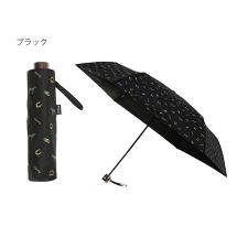 ポロ ラルフ ローレン(POLO RALPH LAUREN)の晴雨兼用折りたたみ日傘 ポロポニー 馬具柄 遮光率100％ 遮熱 UV 軽量 メンズ ユニセックス