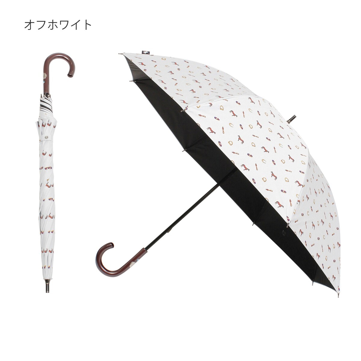 晴雨兼用日傘 長傘 ポロポニー ストライプフリル 遮光 遮熱 UV 軽量 POLO RALPH LAUREN 晴雨兼用日傘 ストライプフリル ポロポニー