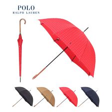 ポロ ラルフ ローレン(POLO RALPH LAUREN)の雨傘 長傘 ドット ポロポニー ロゴ ワンポイント 水玉
