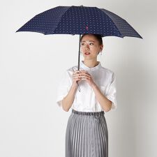 ポロ ラルフ ローレン(POLO RALPH LAUREN)の雨傘 折りたたみ傘 ドット ポロポニー ロゴ ワンポイント 水玉