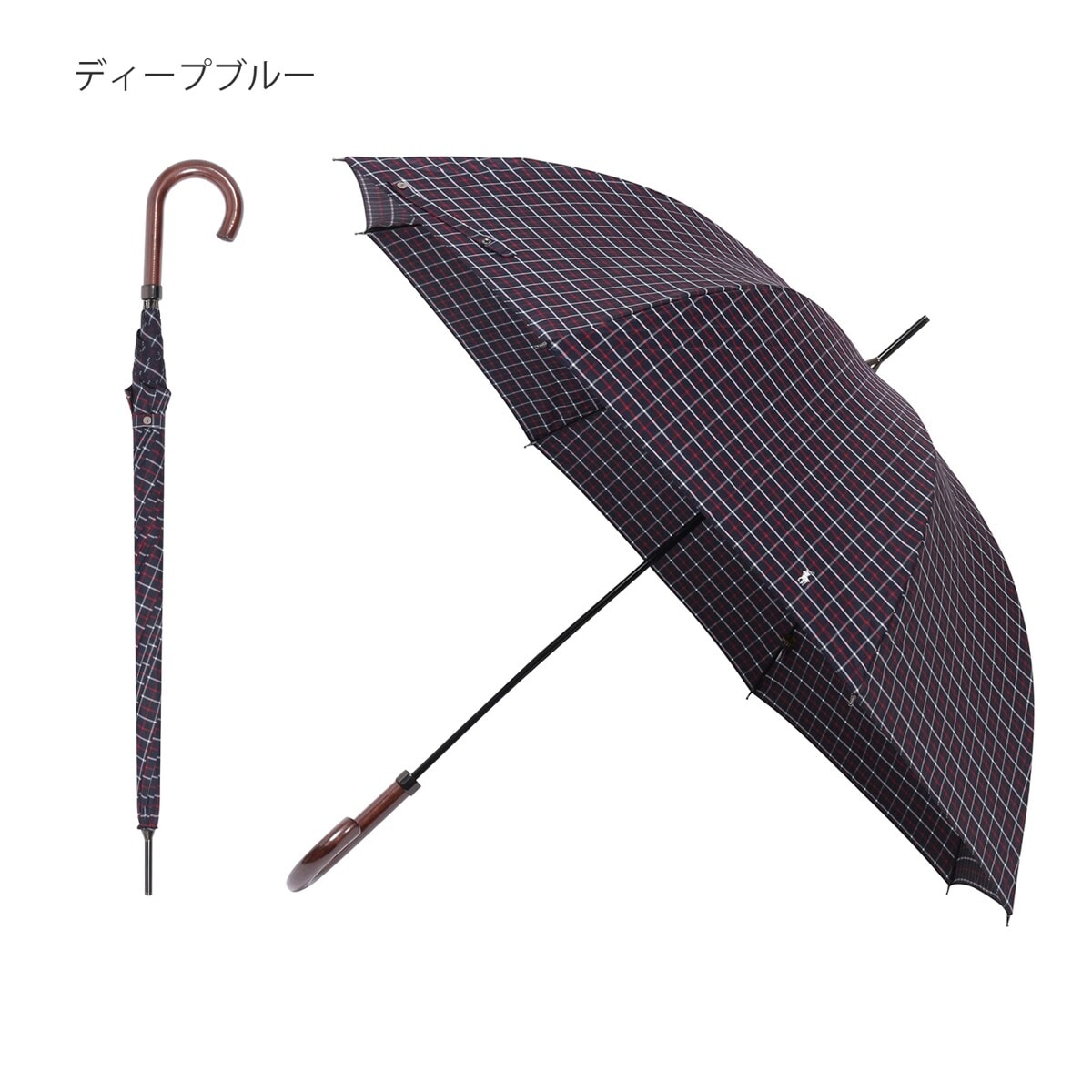 【未使用】ラルフローレン 長傘 雨傘 ポロベア バイカラー レッド×ネイビー 未使用品】ポロラルフローレン ポロベア バイカラー 長傘 レッド