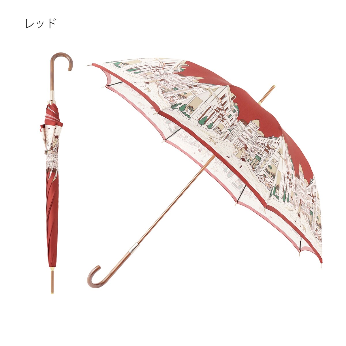 未使用品◎DAKSダックス長傘/雨傘レディース MOONBAT｜DAKS(ダックス) 雨傘 レディース 長傘 ワンタッチ