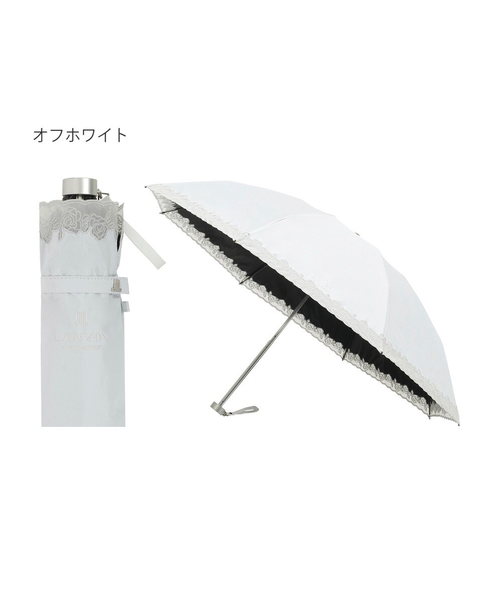 ☆ニナリッチ☆日傘 折り畳み　サマーシールド　ホワイト　新品 折りたたみ日傘 NINA RICCI ニナリッチ USED美品 東レサマー