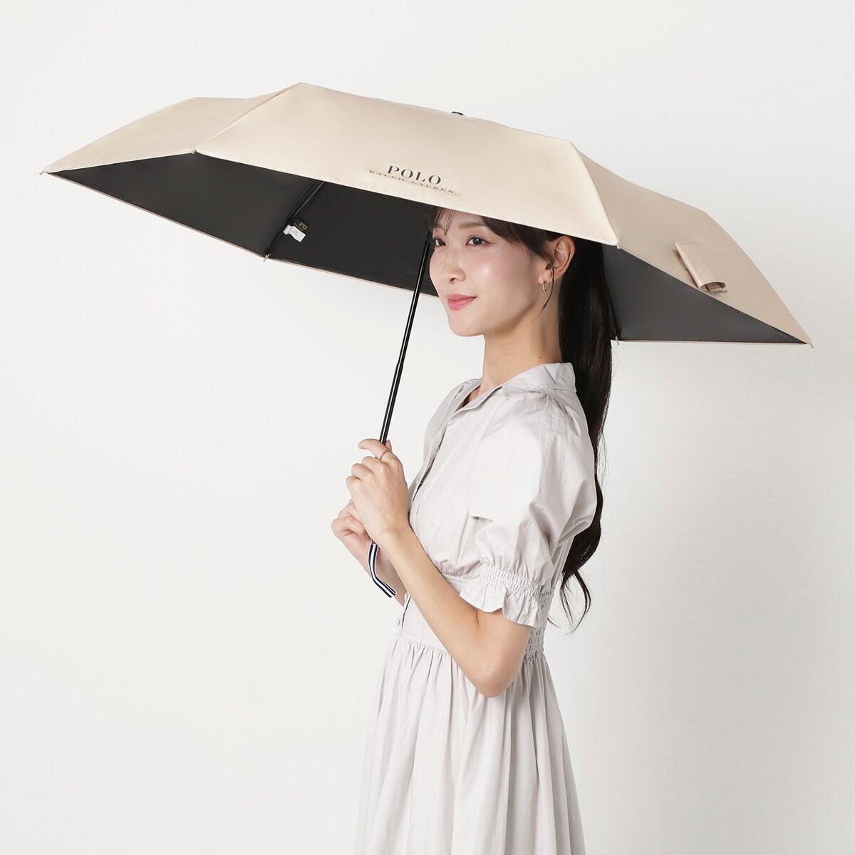 ポロ ラルフ ローレン 折りたたみ傘 ユニセックス 晴雨兼用 晴雨兼用折りたたみ日傘】ポロ ラルフ ローレン (POLO RALPH