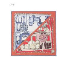 スウォッシュ ロンドン(SWASH LONDON)の【日本製 ギフトパッケージ入り】ハンカチ 52×52cm コットン -FOLD SCARVES-