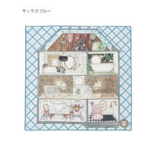 スウォッシュ ロンドン(SWASH LONDON)の【日本製 ギフトパッケージ入り】ハンカチ 52×52cm コットン -DOLLHOUSE-