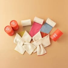 マッキントッシュ フィロソフィー(MACKINTOSH PHILOSOPHY)の【ギフトボックス入り 日本製】ウール100％プチマフラー 13×85cm リバーシブル 無地