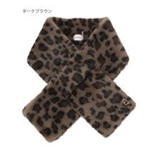 フルラ(FURLA)の【洗える】ボリュームフェイクファーマフラー 15×105cm アーチロゴチャーム付き