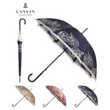 ランバン コレクション(LANVIN COLLECTION)の【耐風傘】雨傘 長傘 花柄 バラ