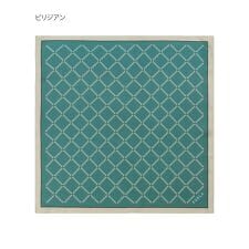【洗える】シルクスカーフ 58×58cm ツイル ロゴ UV