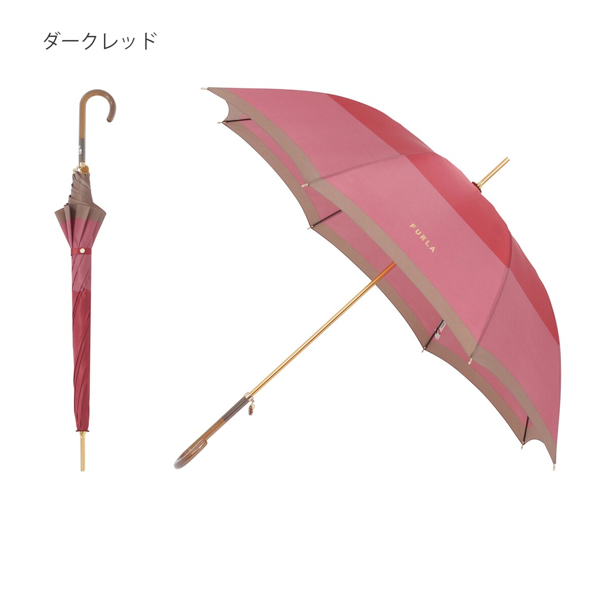 日本製 耐風傘 ジャンプ傘】雨傘 長傘 カラーボーダー ロゴ ワン