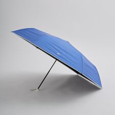 晴雨兼用折りたたみ日傘 パイピング ロゴ ワンポイント ユニセックス