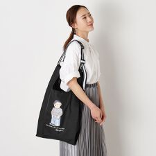 レインバッグ ショルダーベルト付き フレンチベア ポロベア ワンポイント 無地 70D ユニセックス