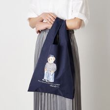 レインバッグ ショルダーベルト付き フレンチベア ポロベア ワンポイント 無地 70D ユニセックス