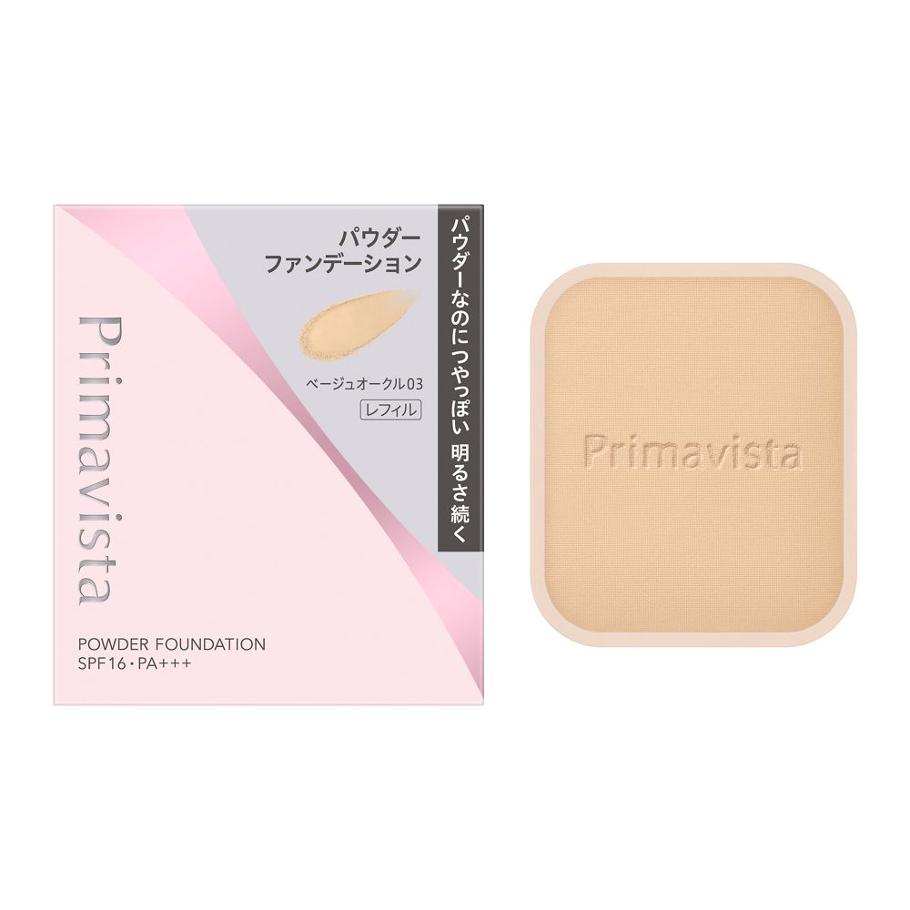 ベージュオークル03-4箱レフィル プリマヴィスタブライトチャージパウダー 新品 プリマヴィスタ ブライトチャージ パウダー ベージュオークル03