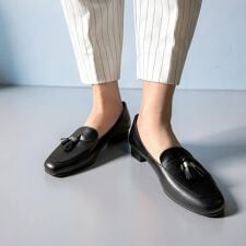 【日本製／本革】タッセルローファー