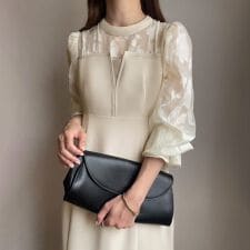 フィルー(FILLOU)のFILLOU　レースドッキングマーメイドワンピース