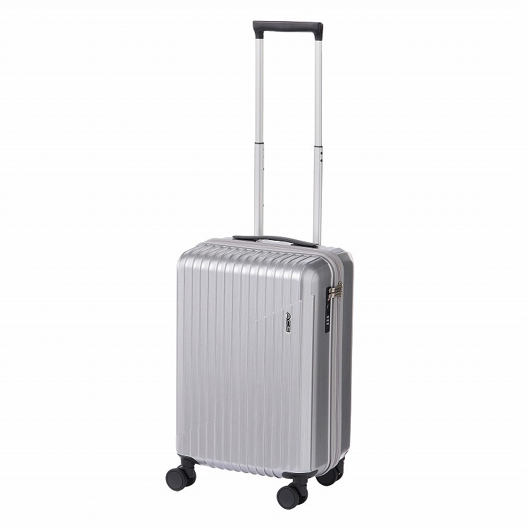 [マルイ]スーツケース S 35L 機内持ち込みサイズ クレスタ2 ACE キャスターストッパー付き/エース（ACE） シルバーヘアライン