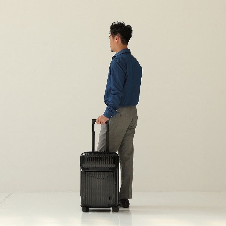 スーツケース Ｓ 34Ｌ 機内持ち込みサイズ タッシェ フロントオープン