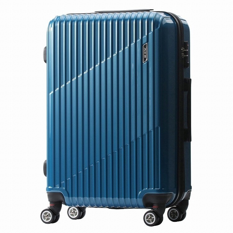 ACE クレスタ エキスパンド機能 キャリーケース 70L グリーン Ace エース公式 スーツケース キャリーケース エキスパンド機能