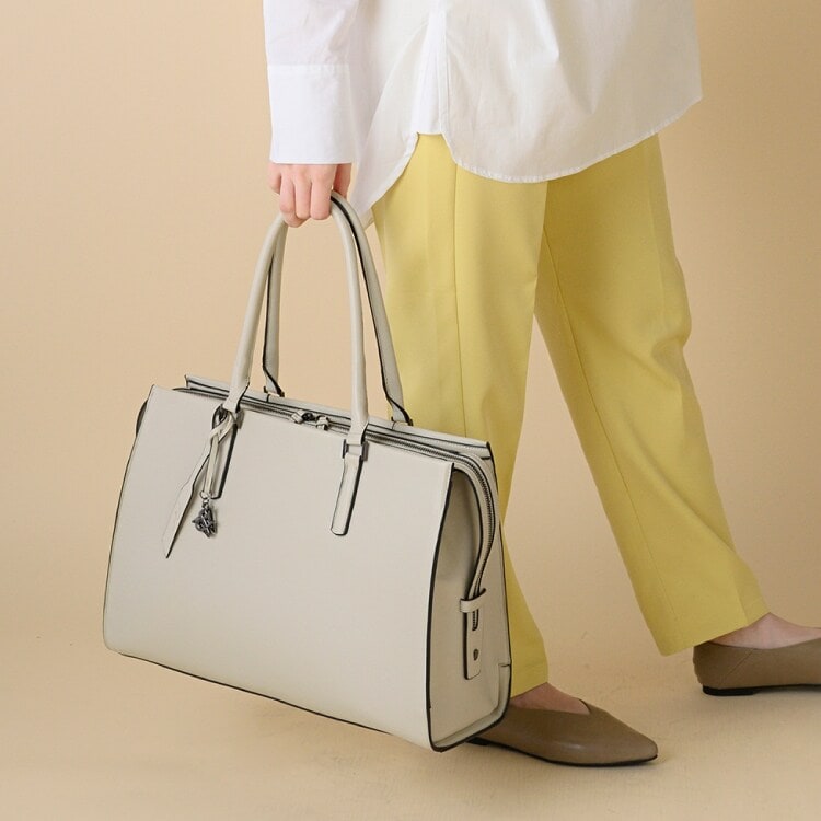 トートバック A4収納可能 リリ バーチカルトート W& | ダブルアンド