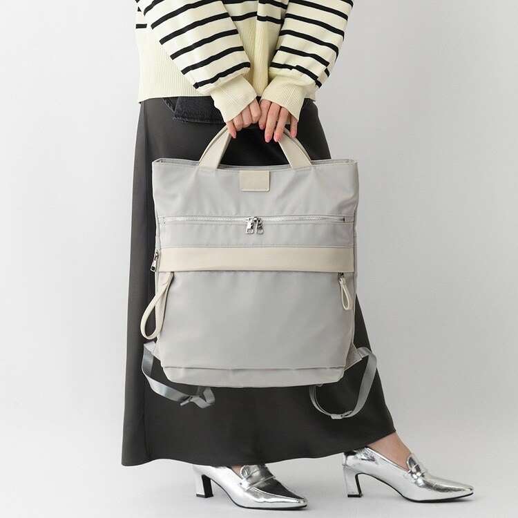 リュックサック ビジネスバッグ ママ A4 14インチ PC収納 W& ポッケス2