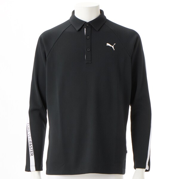 【新品】プーマゴルフ PUMA EXCELLENT GOLF WEAR M 黒 PUMA GOLF/プーマゴルフ/ゴルフ PF ストレッチサーモテーパードライン