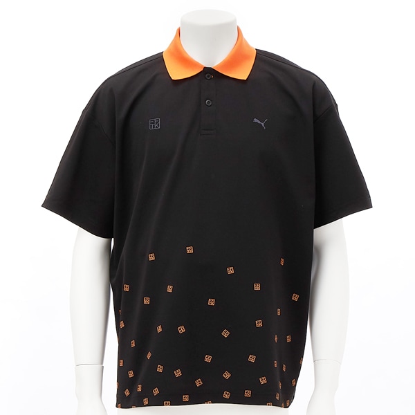 [}C]PUMA GOLF/v[} St/TK AOP |S/S/v[}iPUMAj 01PUMA BLACK