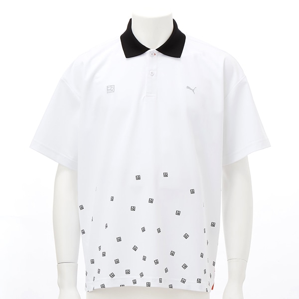 [}C]PUMA GOLF/v[} St/TK AOP |S/S/v[}iPUMAj 03WHITE GLOW