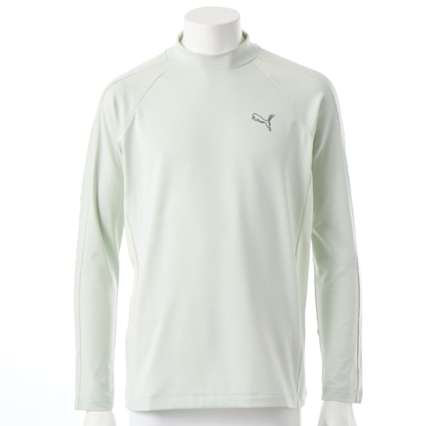 [}C]PUMA GOLF/v[}St/St VhELbg HIGH NECK L/S/v[}iPUMAj SAGE FROST