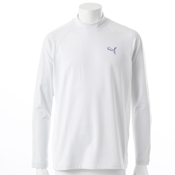 [}C]PUMA GOLF/v[}St/St VhELbg HIGH NECK L/S/v[}iPUMAj WHITE GLOW