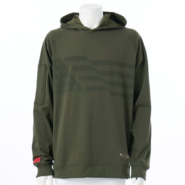 [�}���C]PUMA GOLF/�v�[�} �S���t/�S���t PUMA X VOLITION FLAG �t�[�f�B�[/�v�[�}�iPUMA�j 02 Dark Olive