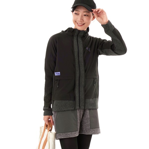 [}C]PUMA GOLF/v[}St/St VhELbg W HYBRID HOOD J/v[}iPUMAj PUMA BLACK