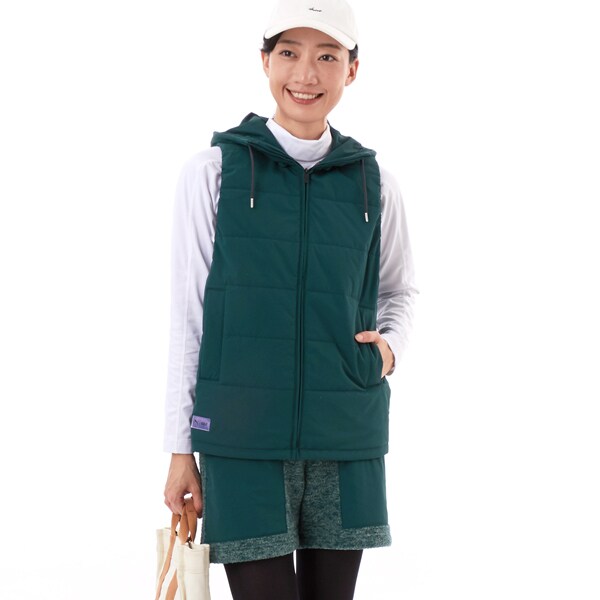 [}C]PUMA GOLF/v[}St/St FOG W PADDED VEST/v[}iPUMAj GREEN TERRAIN