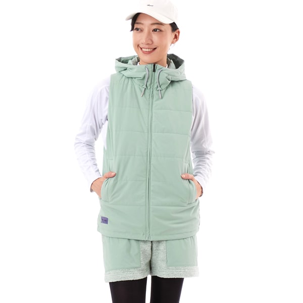[}C]PUMA GOLF/v[}St/St FOG W PADDED VEST/v[}iPUMAj LIGHT MOSS
