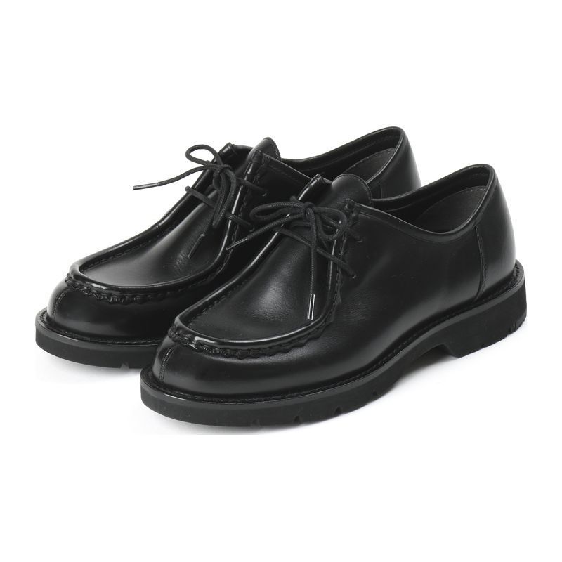 【新品未使用】ラギッド厚底 Uチップシューズ【texcy luxe】 texcy luxe スリムフィット | ミニマルデザイン×ラギッド厚底