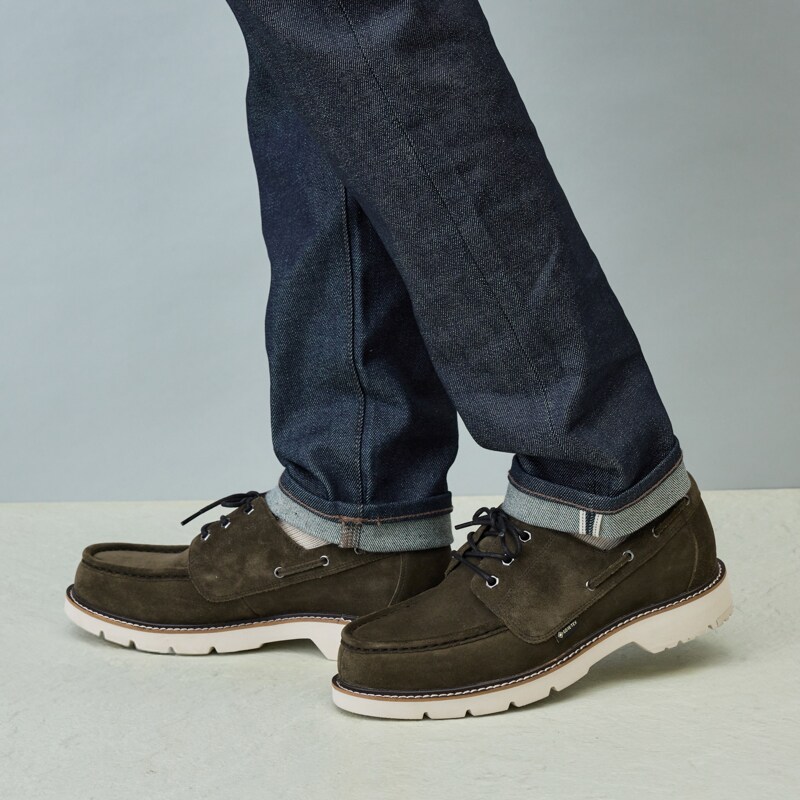 ONOFF対応日本製】スエード デッキシューズ | タケオキクチ