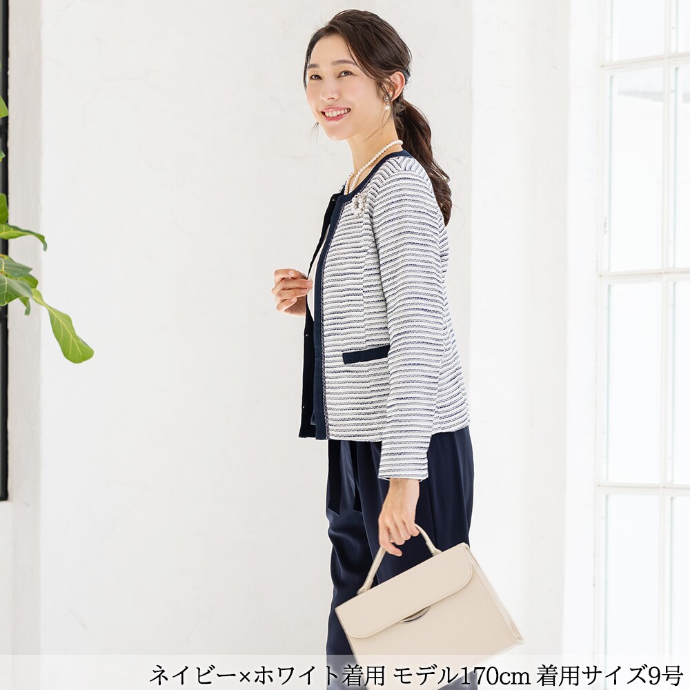 23区　ツイード フォーマルスーツ40 美品 Yahoo!オークション - 新品 23区 セットアップスーツ ツイード