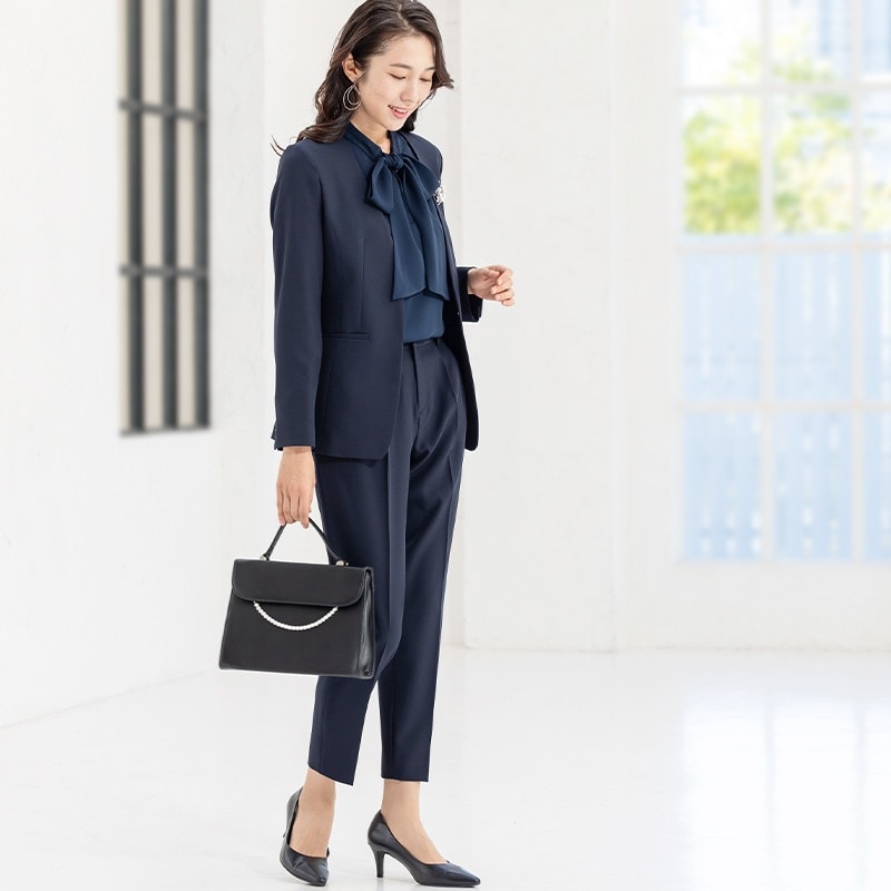 洗える / UVカット / ストレッチ】 スーツ レディース セットアップ 5